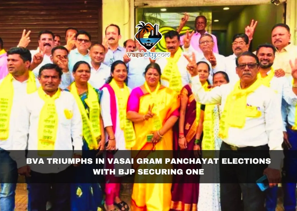 BVA Triumphs in Vasai Gram Panchayat Elections with BJP Securing One BVA Triumphs in Vasai Gram Panchayat Elections with BJP Securing One