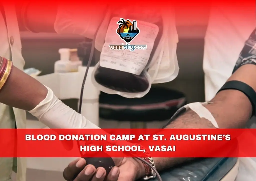 Blood Donation Camp at St. Augustine’s High School, Vasai Blood Donation Camp at St. Augustine’s High School, Vasai