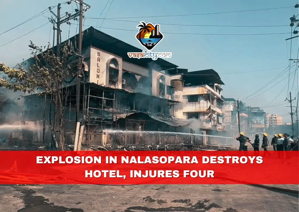 Explosion in Nalasopara Destroys Hotel, Injures Four Explosion in Nalasopara Destroys Hotel, Injures Four