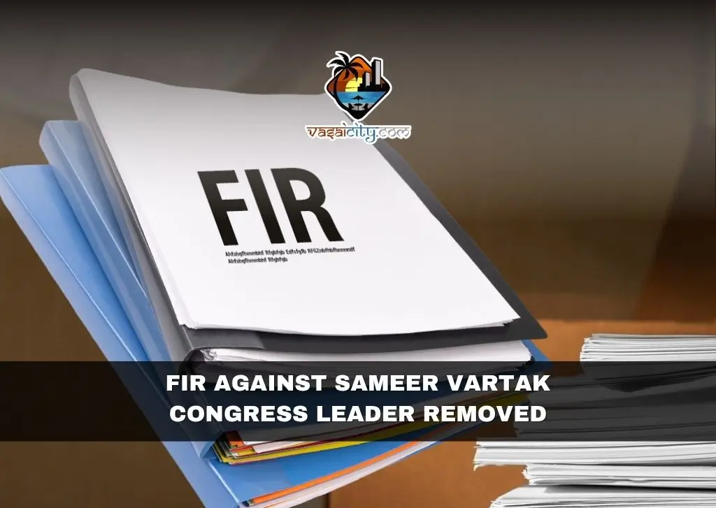 FIR Against Sameer Vartak Congress Leader Removed FIR Against Sameer Vartak Congress Leader Removed