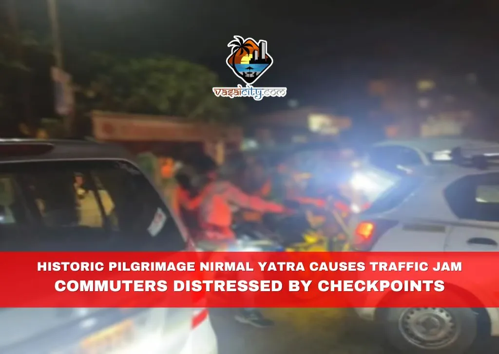 Historic Pilgrimage Nirmal Yatra Causes Traffic Jam Commuters Distressed by Checkpoints