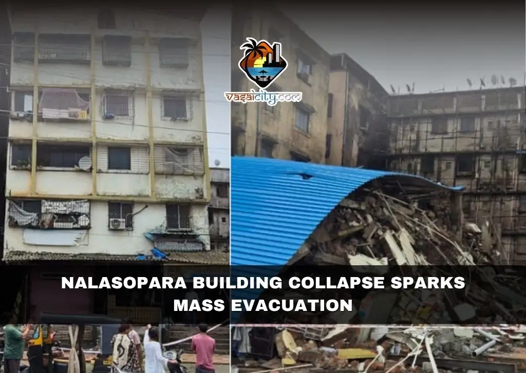 Nalasopara Building Collapse Sparks Mass Evacuation Nalasopara Building Collapse Sparks Mass Evacuation