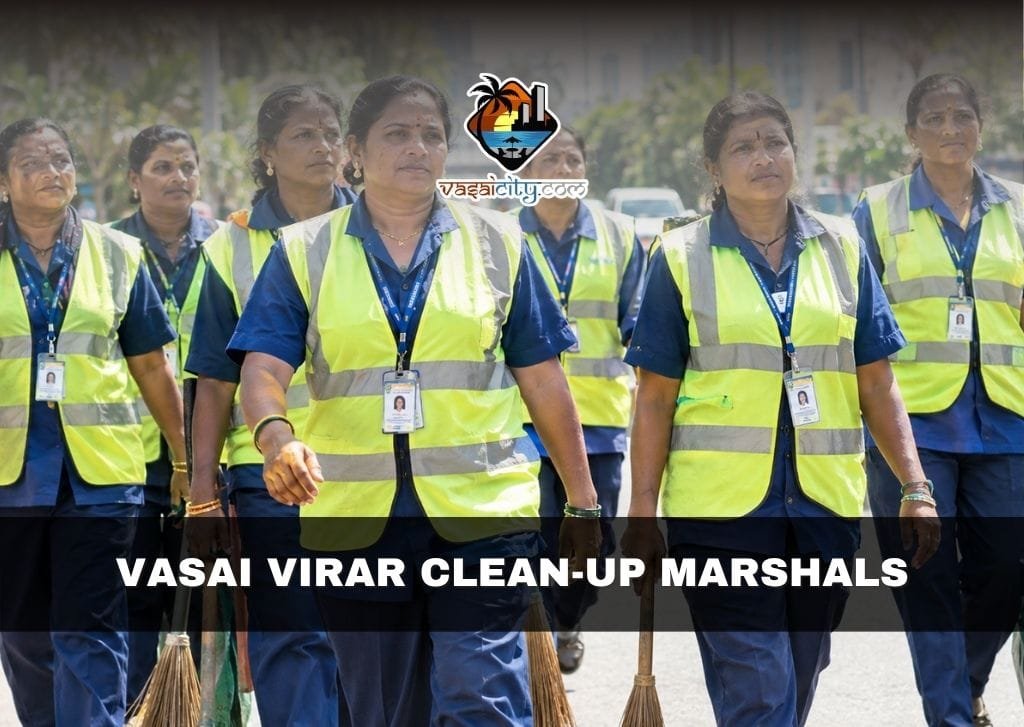 Vasai Virar Clean-Up Marshals from transgender and women's self-help groups working to improve public cleanliness